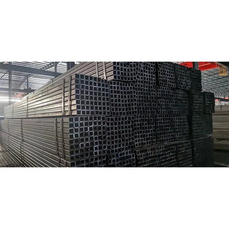 Tenuis Wall nigrum rectangulum et Square Steel tube
